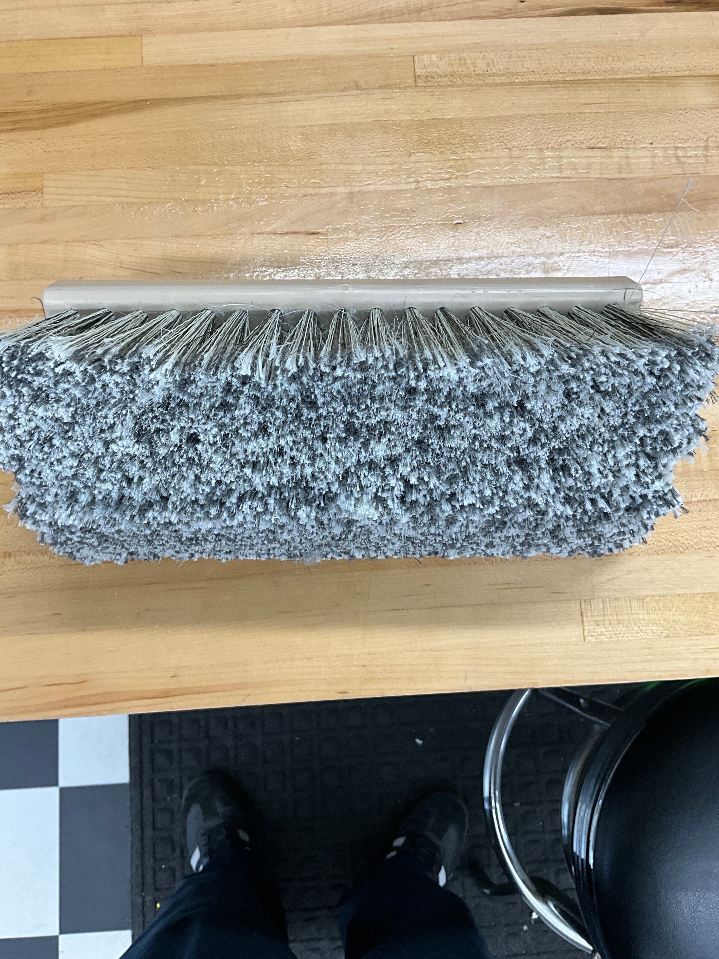 Truck Brush salt n pepper bi-level