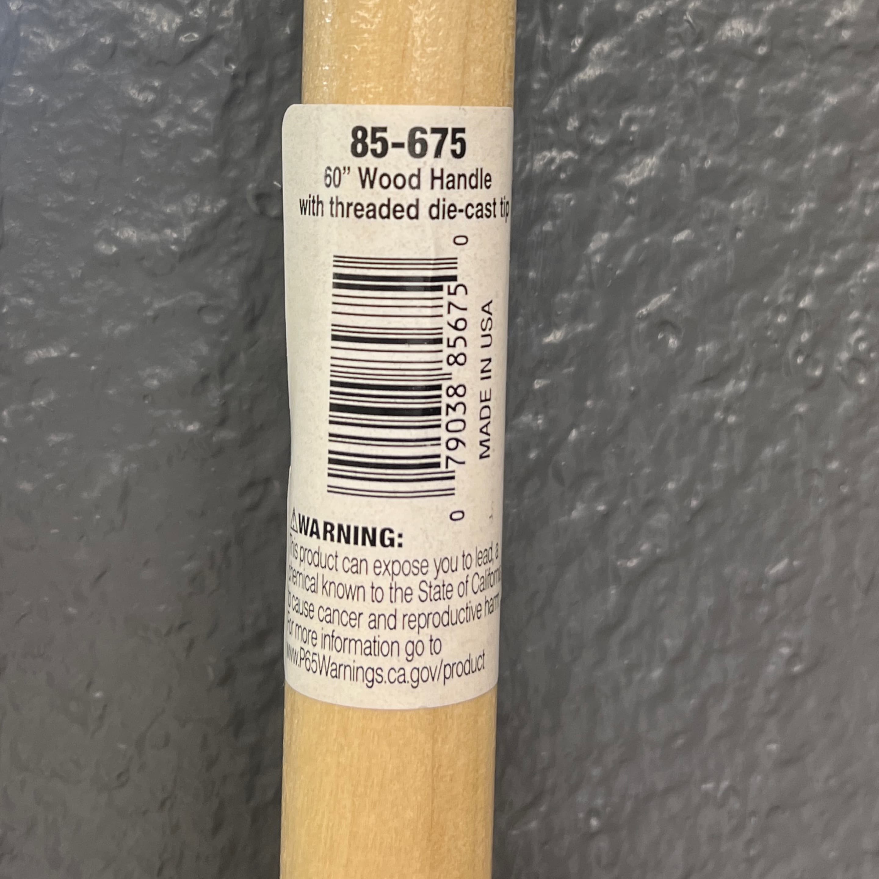 60 in Wood Handle