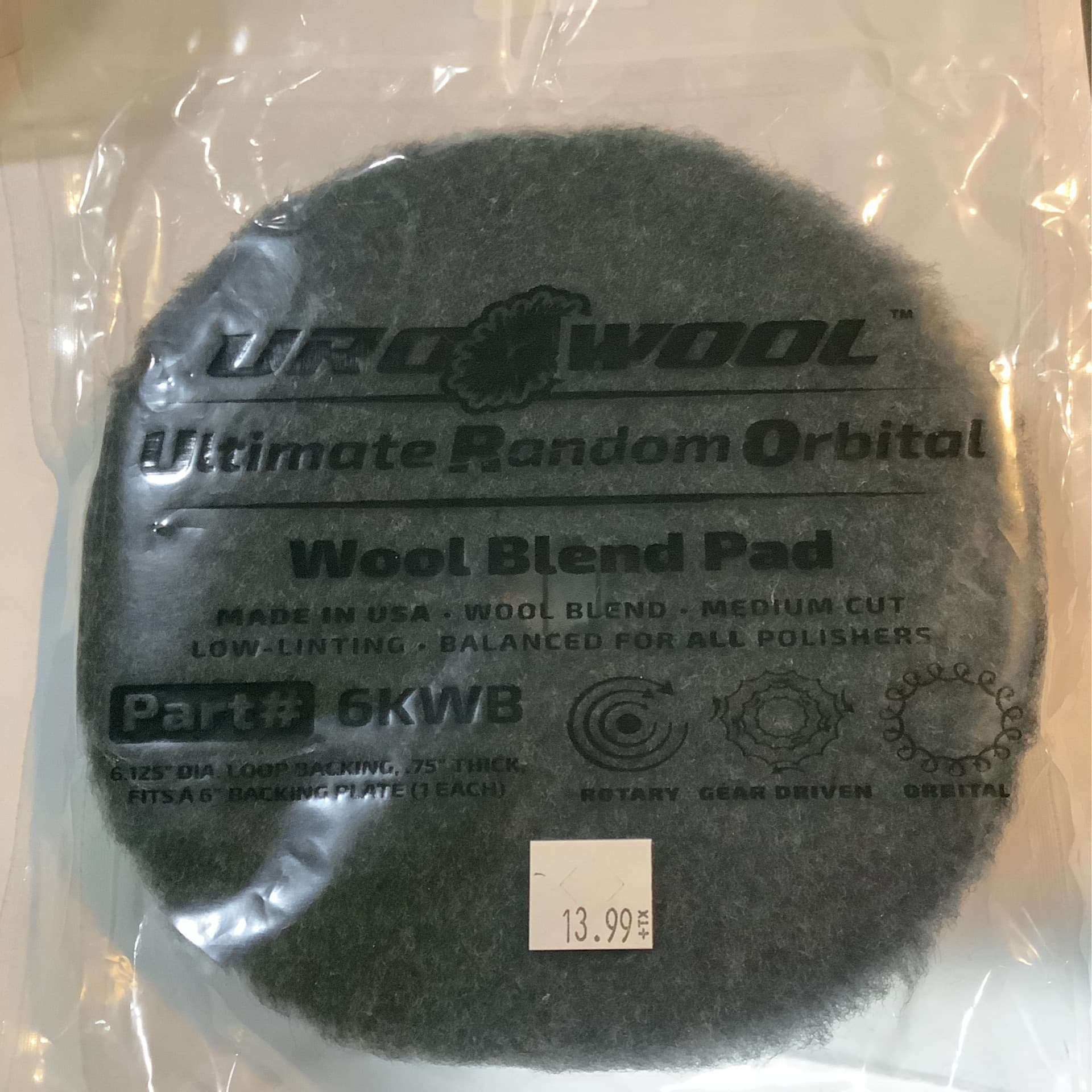 6" Wool Blend Pad